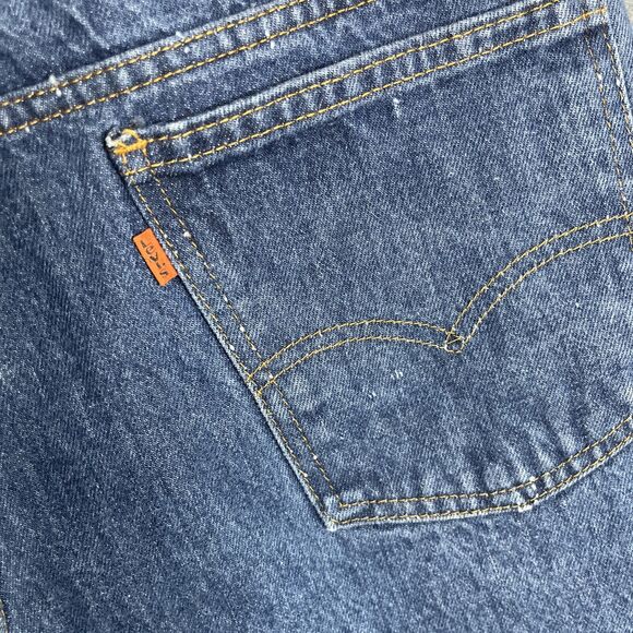 Vintage Levis 517 Orange Tab Jeans 90’s Boot Cut 36 (34) x32 (27) Retro Denim - Picture 5 of 8